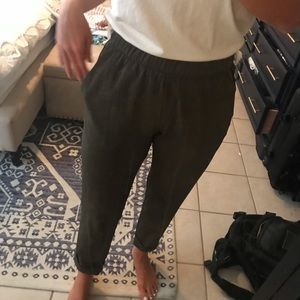 H&M Pull-on Olive Green Pants